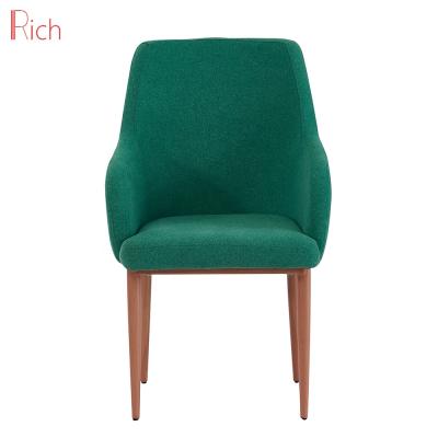 China Wholesale Modern Nordic Dining Room/Restaurant/Hotel Factory Style Fabric Armchair Dining Chairs for sale