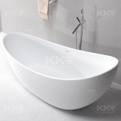 China Philippines Modern Free Standing Stone Surface Solid Bathtub for sale