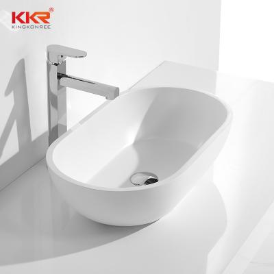 China KKR 2020 Solid Outdoor Wash Basin Bathroom Hand Sink New Easy Clean for sale