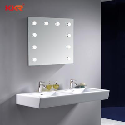 China Antibaterial Modern Design Bathroom Mirror Cabinet Led Smart Mirror In Foshan for sale