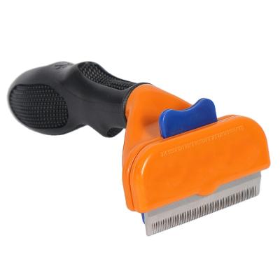 China Sustainable durable using low cost eco-friendly pet supplies grooming comb hair to remove for sale