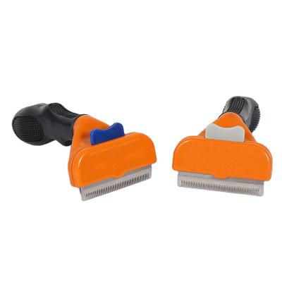 China Sustainable high quality durable using various wholesale pet grooming supplies comb deshedding brush for sale