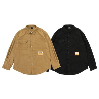 China Breathable Custom Made Heavyweight Corduroy Fabric Wagev Cotton Casual Jacket Coats Warm Apparel Padded Shirt for sale