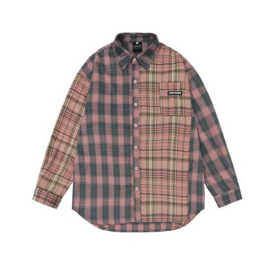 China Plaid shirt blouse women vintage long sleeve long sleeve tops anti-shrink women's blouses and shirts hot sale ladies shirt clothes y2k clothing for sale