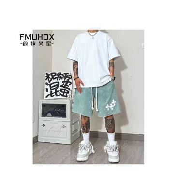 China Anti-Wrinkle Factory Custom Casual Shorts Summer Loose Casual Cotton Plus Size Mens Shorts for sale