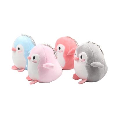 China Decoration& Gifts Store Cute Soft Penguin Doll Plush Key Chain For Promotion 12cm Stuffed Animal Penguin Toys With Key Chain for sale