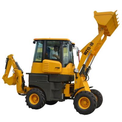 China Garment Shops Front 1.0tons Capacity 4 Wheel Drive New Backhoe And Loader WZ15-10 for sale