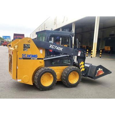 中国 XC770K XC740K Farms Wheeled Mini Skid Steer Loader High Flow With Bucket Snowblowers 販売のため