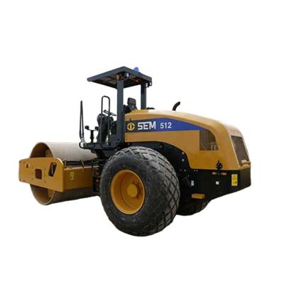 China Vibratory Soil Compaction S E M512 12tons Road Roller Compactor Single Drum Road Widener for sale