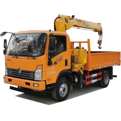 China TRUCK CRANE 5tons Small Truck Model Crane Mounted With Brand Top Chassis zu verkaufen