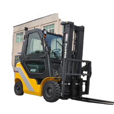 China Lifting Handling 2tons Diesel Portable Forklift China Forklift Trader SFD20 zu verkaufen