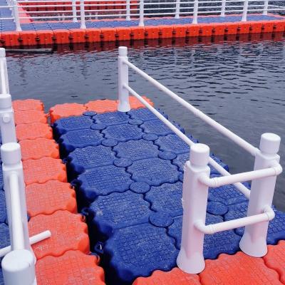 China Boat Pontoon Sea Surfing Rugged Color Inflatable Deck Pontoon Dock Customizable Floating Island for sale