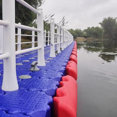 China China source factory environmental protection floating dock pontoon boat material hot plastic cube dock floating dock for sale