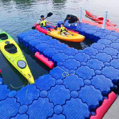 China Flexible Corrosion Resistant Floating Boat Pontoon Aquatics Outdoor Assembly Platform Cube Dock Lake Dock for sale