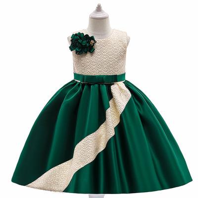 China 2021 Anti-static Girls' Dresses Small and Medium Children's Girls, Puffy Dresses Princess Wedding Dresses for sale