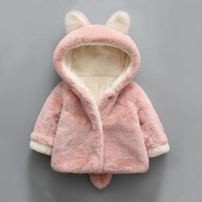 China Regular children's coat 19 autumn and winter new baby coat thick female baby jacket Korean clothing for sale