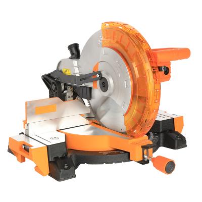 China Wood Saw LUXTER 14inch Compound Miter Saw Single Bevel With Laser Miter Saw For Woodworking for sale