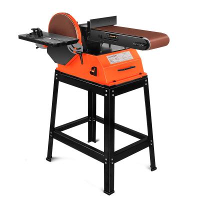 China All Disc Material Bench Sander 6x10 Inch LUXTER 1200W Belt Belt Sander Sanding Machine For Wood Working for sale