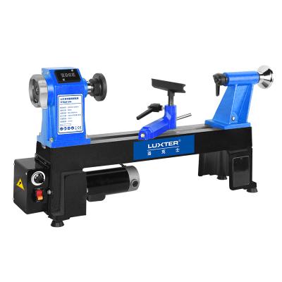 China Variable Speed ​​Mini Wood Turning Lathe Machine Mini Wood Lathe Machine from Building Material LUXTER 12inch Stores for sale