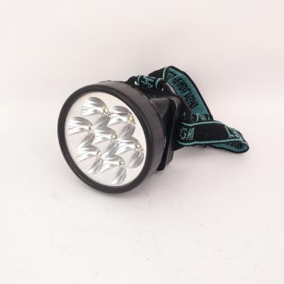 China Cheap Price 3 AA Camping Dry Battery Headlight 7 LED Head Light Hot Sale In India Africa Market for sale