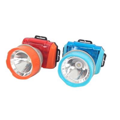 China Cheap Camping Price AA Plastic Dry Battery LED Headlight 1W Plastic Headlamp For Outdoor Working Camping for sale