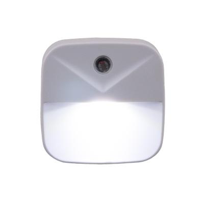 China Modern AC Motion Sensor Night Light with Plug-in Warm White Wall Night Light for Bedroom Bathroom Toilet for sale