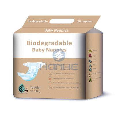 China Wholesale Eco Friendly Bamboo Baby Diaper Printed Eco Friendly Disposable Diaper for sale