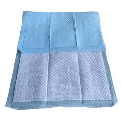 China Printed Disposable Adult Medical Underpads Blue for sale