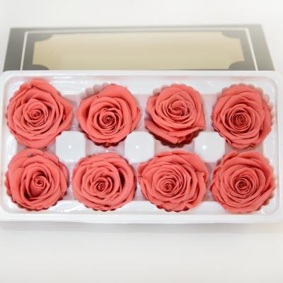 China Fashional Amazon Hot Sale Eternal Roses Bud Flower With 4-5cm Rose Buds Eternal Preserved Dry For Gifts for sale