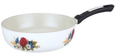 China PORCELAIN ENAMELLED NON-STICK WOK,STIR FRY for sale