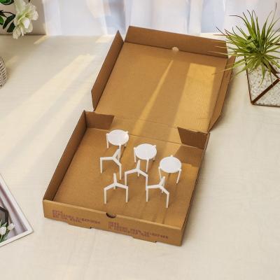 China Recyclable Biodegradable Paper Pizza Boxes Corrugated Pizza Box Paper Packaging for sale