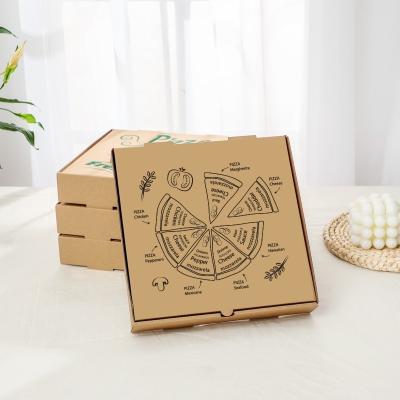 China Recyclable Recyclable Fries Hamburger Making Frozen Foods Insulated Cardboard Paper Cajas De Pizza Box for sale