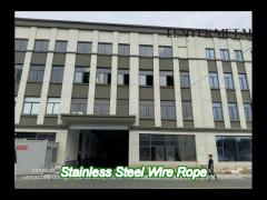 round strand 1 x 19 stainless steel wire rope in sub vertical lifting wire rope