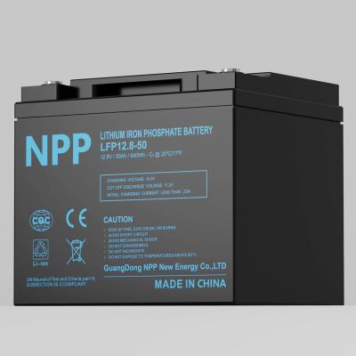 China High Quality Lithium Ion Battery For Camping Car Spare AGV Electric Toy Forklift Battery 12.8V 50Ah For RV Marine Battery for sale