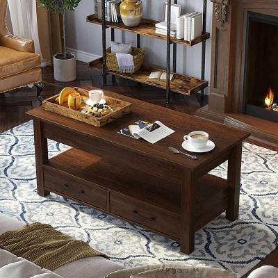 China Dropshipping Classical Mdf Wood Coffee Table (Other) From Adjustable Wood Furniture Manufacturer for sale