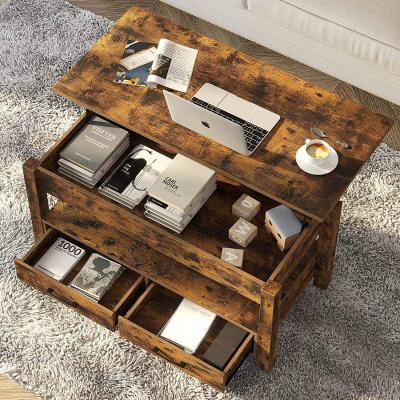 China High Quality Multi Function Adjustable Lift Coffee Table Adjustable Wooden Coffee Table (Other) With Drawer for sale