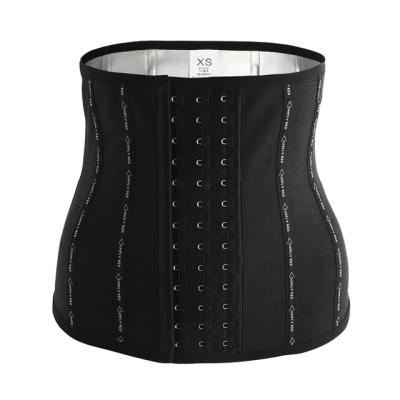 China 2021 Breathable Latex Waist Trainer Slimming Faja Waist Trimmer Body Shaper Hot Sauna Sweat Belt for sale