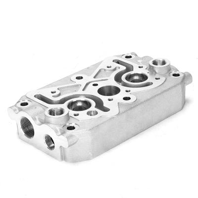 China Machinery Parts Air Compressor Spare Parts Crankcase Cylinder Head for sale