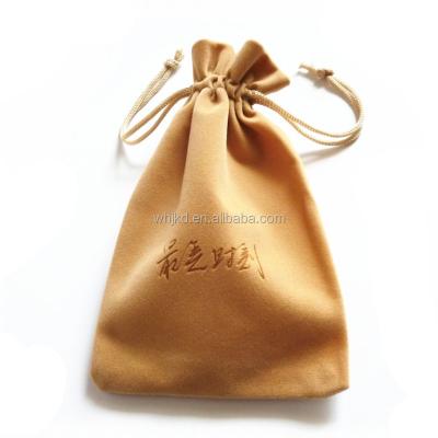 China Security Wholesale Personalized Small Velvet Drawstring Bag For Jewelry for sale