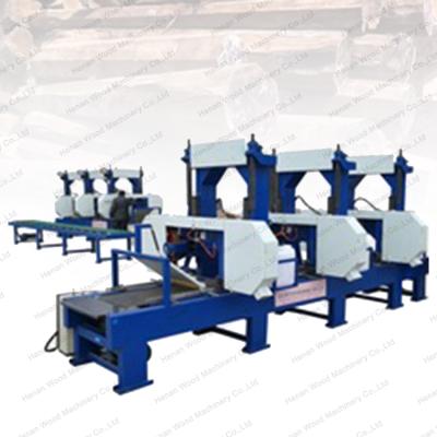 China Horizontal Automatic Band Saw Wood Machine Cutting Wood Band Saw Wood Band Sawmill for sale