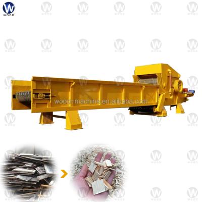 China Truss Large Capacity Motor Mobile Wood Crusher Complete Pallet Crusher for sale