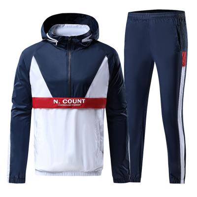 China 2 Piece Plain Sweatshirt Breathable Wholesale Sports Mens Gym Hoodies Jogging Suit for sale