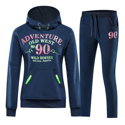 China Custom Logo Latest Design Woman Winter Breathable Jogging Tracksuit for sale