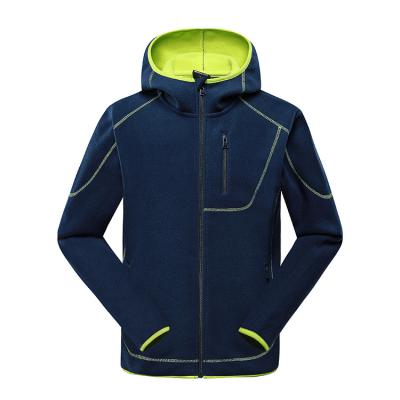 China Autumn Winter Man Warm Track Hooded QUICK DRY Outdoor Casual Jacket for sale