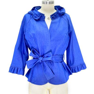 China None of the jacket women's OEM casual not outwear autumn jacket button up coat jacket for ladies for sale