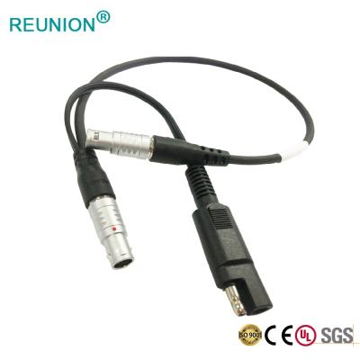 China Automotive Metal B Series Push Pull Connector With Cable Male To Female Adapter For GPS Navigation for sale