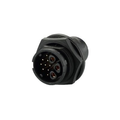 China Factory Installable Direct Signal Power Cable 3 Pin Connector 9 Pin Power Cable Electric Scooters Waterproof Connector for sale