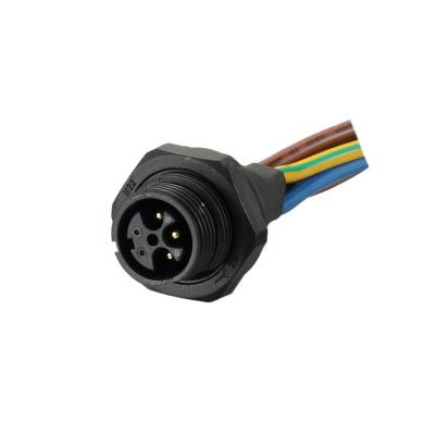 China IP67 Waterproof Power And Signal LED Display Connector 3+2 , Hybrid 3+4 Pin Power And Signal Cable Connectors for sale