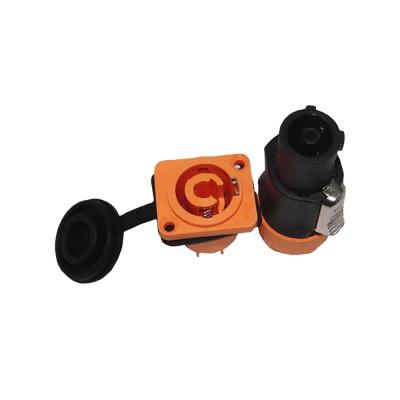 China High quality power supply connector with UL94 V-0 aircraft material PA6/PA66 power socket socket multiple for sale