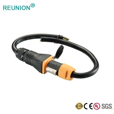 China Power Power Chassis Connector Male To Male AC Power Cord Connector Waterproof Types for sale